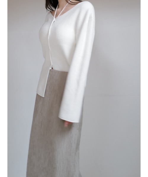 celon ニット セーター halter neck v rib knit レディース : ZOZOTOWN