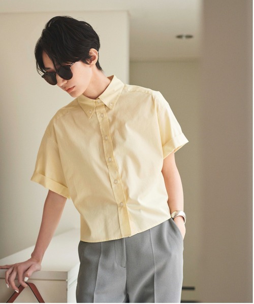 「Mila Owen」 半袖シャツ FREE ホワイト レディース_画像5