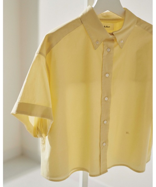 「Mila Owen」 半袖シャツ FREE ホワイト レディース_画像6