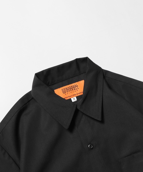 「UNIVERSAL OVERALL」 半袖シャツ M ライトベージュ メンズ_画像8