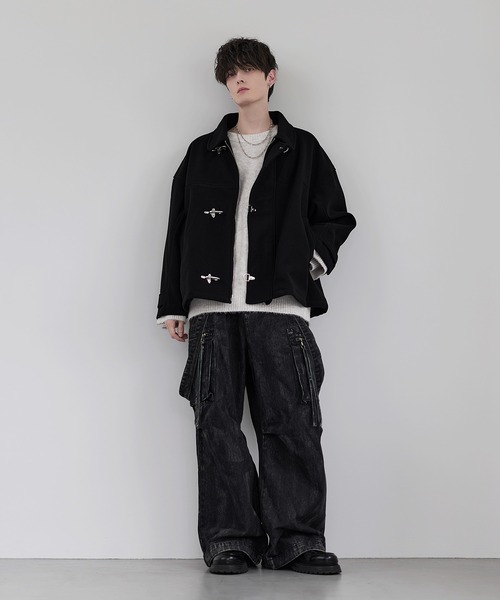 LILL（リル） ブルゾン アウター ショート丈メルトンファイヤーマン