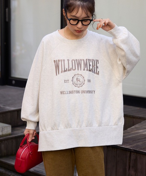 MARMOR オーバーサイズ　ロゴ トレーナー MARMOR オーバーサイズ ロゴ トレーナー