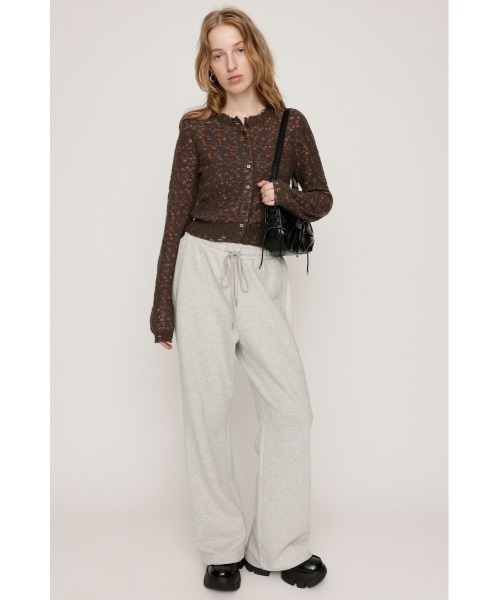 SLY（スライ） カーディガン TWIN BLOOM KNIT C/D ツイン ブルーム