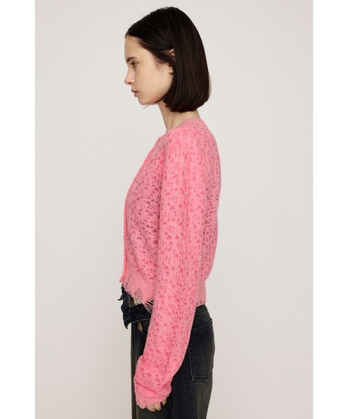 SLY（スライ） カーディガン TWIN BLOOM KNIT C/D ツイン ブルーム