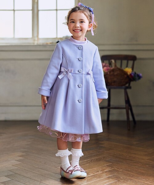 ANY（エニィ） コート アウター 「フード取り外し可能」ウールライク