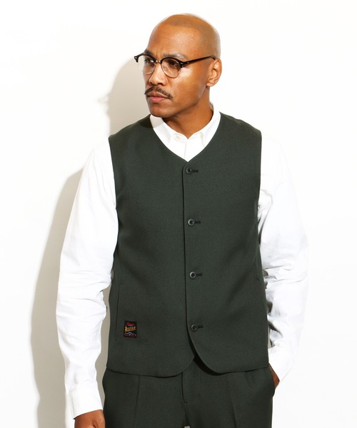 ◆miorinさん専用◆取り置きボーダーズ　新作　ジレ　ベスト ROTAR（ローター） ベスト ジレ Staple Twill Vest メンズ レディース