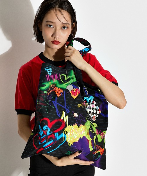 HEY!MrsROSE トートバッグ 大きめ HEY! Mrs ROSE(ヘイ！ミセスローズ
