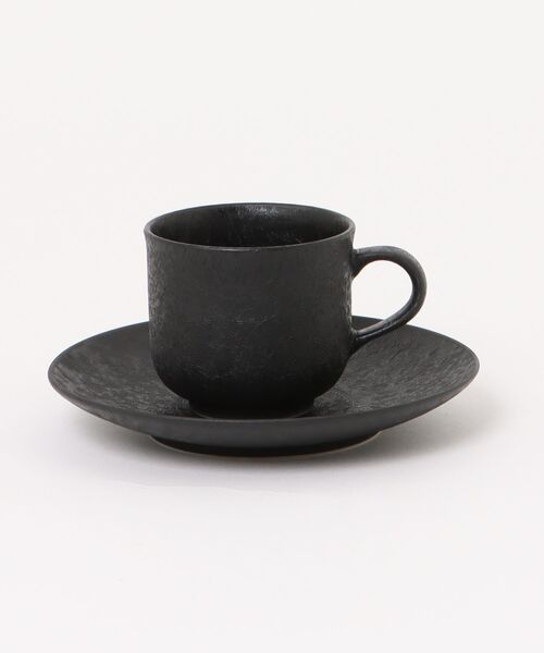 kuros'（クロス） タンブラー 黒墨 コーヒーカップ＆ソーサー