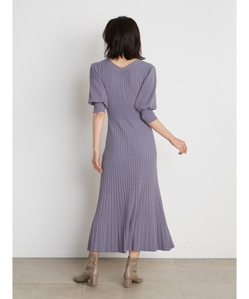 「SNIDEL」 半袖ワンピース ONE SIZE ブラック レディース_画像5