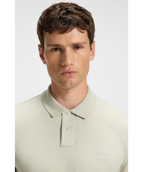 BOSS（HUGO BOSS） ポロシャツ スリムフィット ストレッチコットンピケ