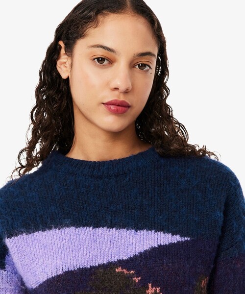 LACOSTE（ラコステ） ニット セーター ランドスケープジャカード 