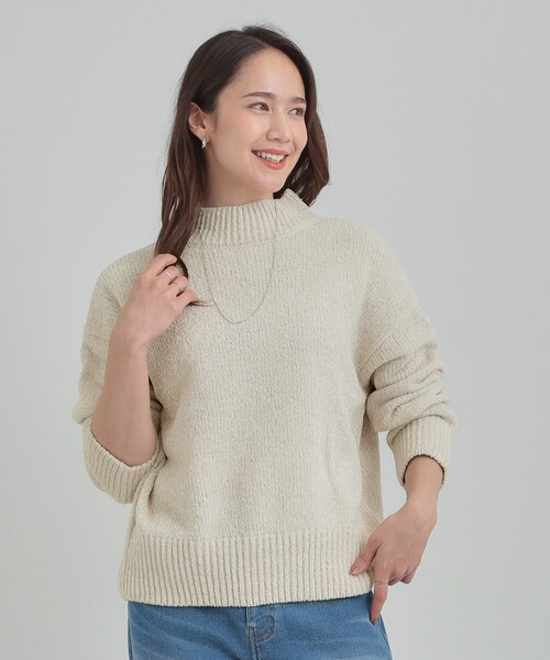 DRESKIP（ドレスキップ） ニット セーター 「S-LL」ほんのりラメで女性