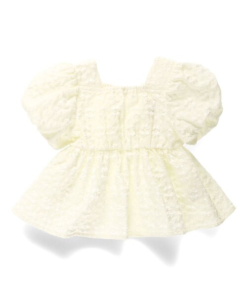 「branshes」 「KIDS」半袖ブラウス 140 アイボリー キッズ_画像2