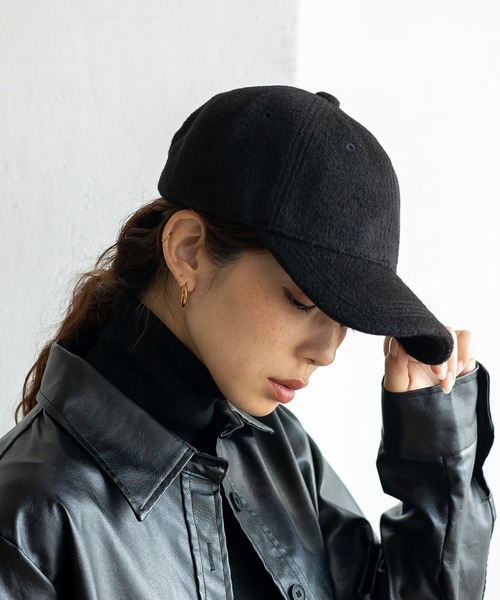 No Rule No Line キャップ 帽子 遮光率100％ ウール混ユニセックス