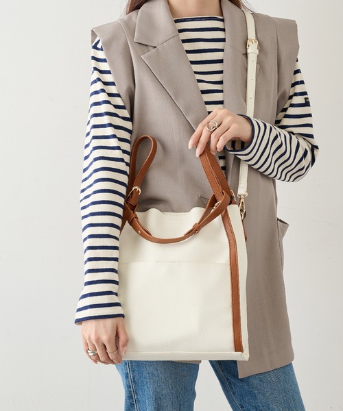 cache cache（カシュカシュ） トートバッグ 「cache cache」3way