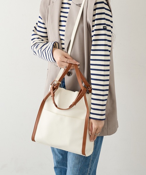 cache cache（カシュカシュ） トートバッグ 「cache cache」3way