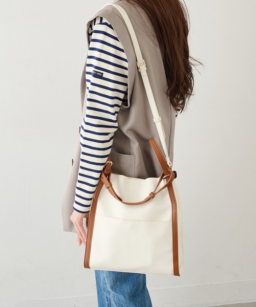 cache cache（カシュカシュ） トートバッグ 「cache cache」3way