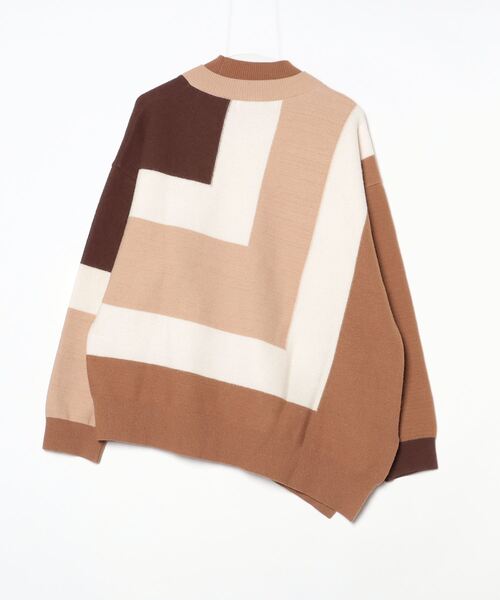 「CULLNI」 長袖ニット 1 キャメル メンズ_画像2