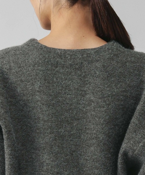 GLOBAL WORK（グローバルワーク） カーディガン バイカラーニットブル