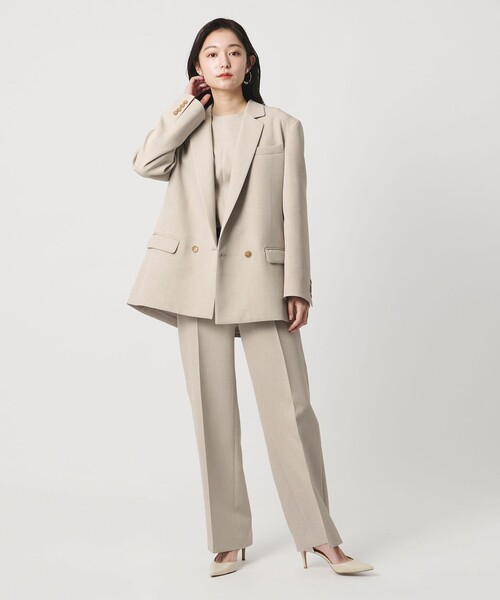 スラックス パンツ 「MARW UNITED ARROWS」ストレート パンツ レディース_7