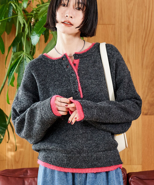 ニットプルオーバー FREAK‘S STORE FREAK'S STORE（フリークスストア） ニット セーター 限定展開