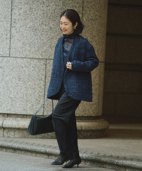 ヴェルメイユパーイエナジャケット VERMEIL par iena（ヴェルメイユパーイエナ） ジャケット ノーカラー