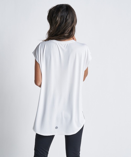 「ROXY」 半袖カットソー SMALL ブルー レディース_画像2