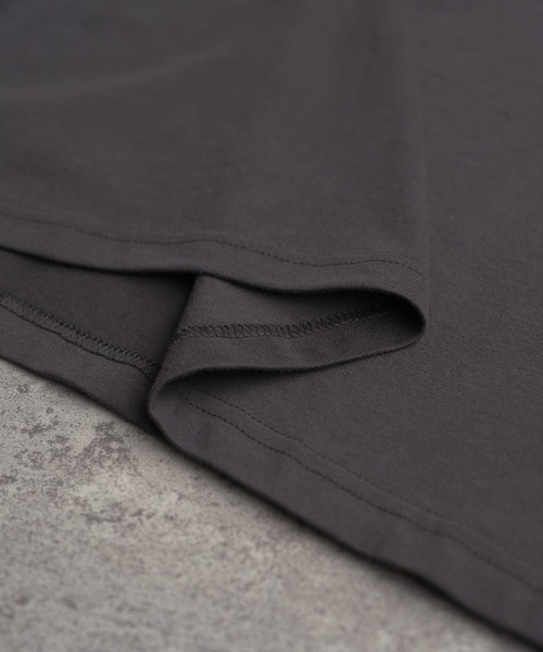 「reca」 半袖Tシャツ M チャコールグレー レディース_画像9