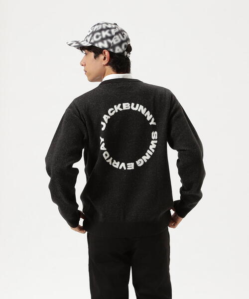 ★新品★Jack Bunny!!　ジャガードクールネックセーター　サイズ　4 Jack Bunny!!（ジャックバニー） セーター ニット 「Jack Bunny!!」12G