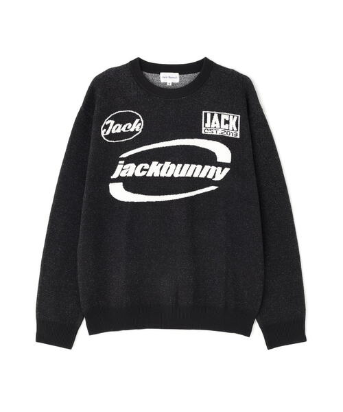 ★新品★Jack Bunny!!　ジャガードクールネックセーター　サイズ　4 Jack Bunny!!（ジャックバニー） セーター ニット 「Jack Bunny!!」12G