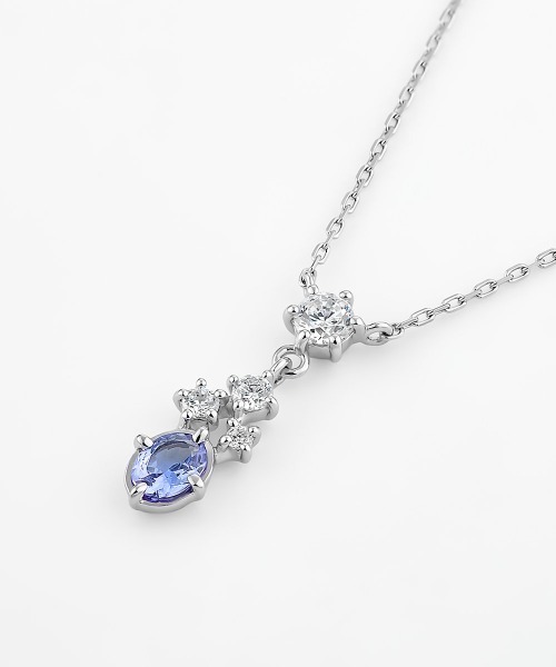 フィリフヨンカ fillyjonk ネックレス silver925 タンザナイト Canal4℃（カナルヨンドシー） ネックレス 「12月誕生石」シルバー