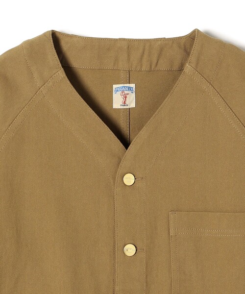 「PICCADILLY」 ノーカラージャケット ONE SIZE ナチュラル レディース_画像5