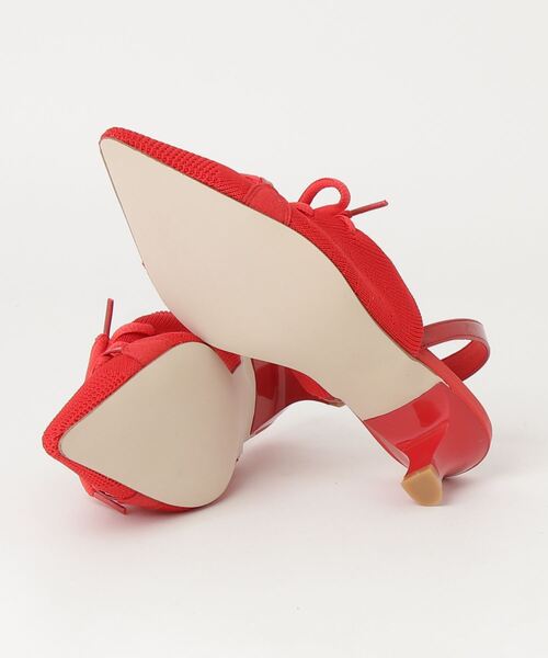 「MAISON MAVERICK PRESENTS」 ヒールサンダル 23.5cm レッド レディース_画像3