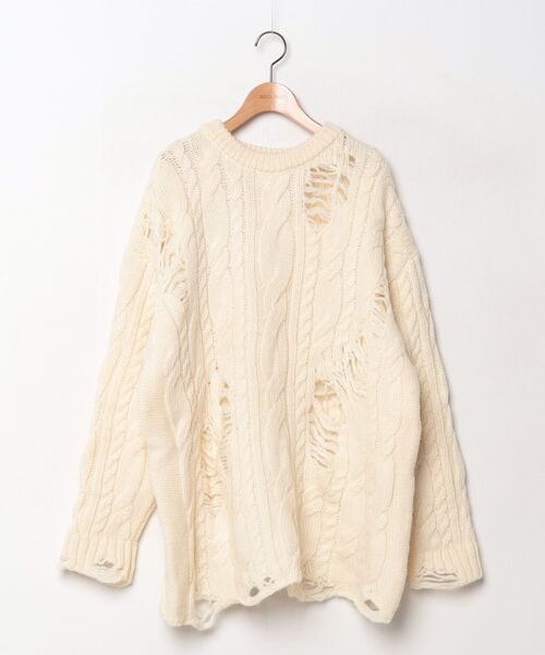 JOSE MOON（ジョゼムーン） 長袖ニット FREE ホワイト レディース