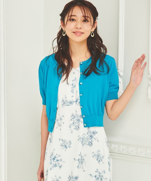 「LAISSE PASSE」 カーディガン MEDIUM ホワイト レディース_画像5