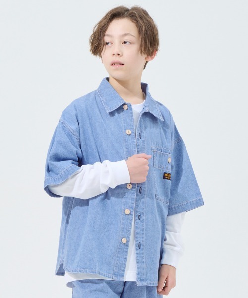 デニムシャツ36noriko様 KRIFF MAYER Kid's Collection ブラウス シャツ 「綿100％」ワーク
