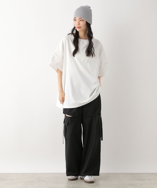 「Heather」 半袖Tシャツ FREE オートミール レディース_画像3