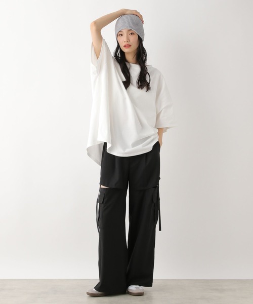「Heather」 半袖Tシャツ FREE オートミール レディース_画像4