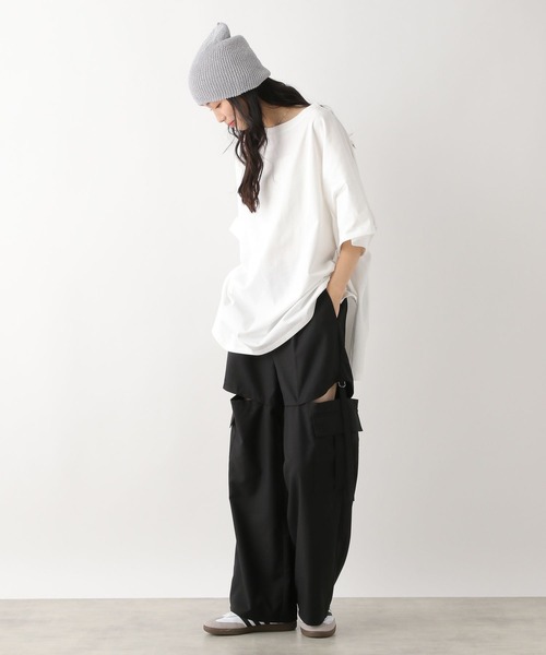 「Heather」 半袖Tシャツ FREE オートミール レディース_画像5