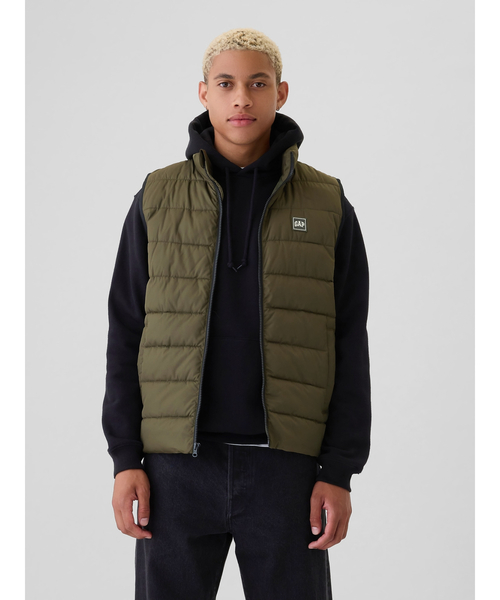GAP（ギャップ） ベスト X-SMALL オリーブ メンズ : ZOZOTOWN Yahoo!店