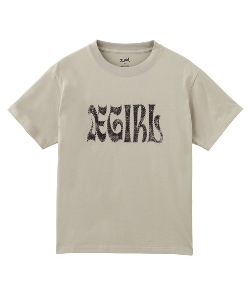 X-girl（エックスガール） tシャツ 半袖 STUDDED LOGO S/S TEE