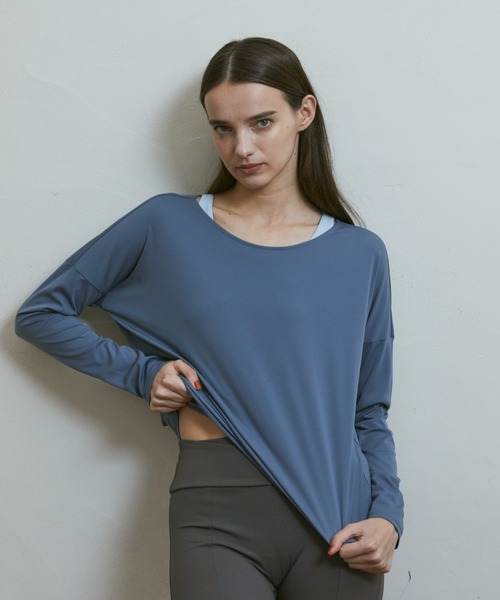 Julier（ジュリエ） tシャツ アクティブフローロングスリーブプル