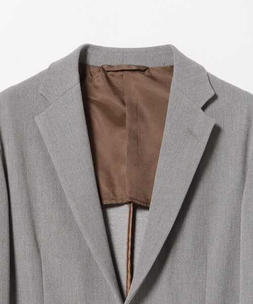 「BEAMS HEART」 テーラードジャケット SMALL グレー メンズ_画像3