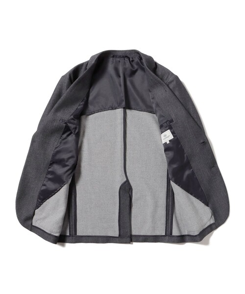 「BEAMS HEART」 テーラードジャケット SMALL グレー メンズ_画像4