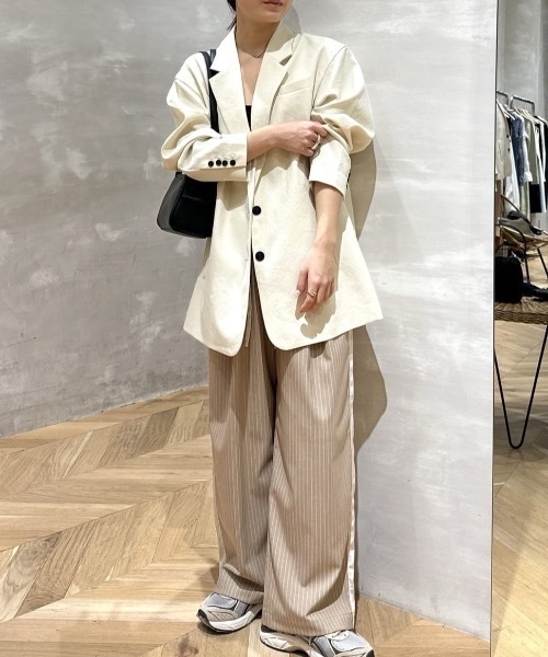 STYLEMIXER（スタイルミキサー） パンツ サイドラインストライプパンツ