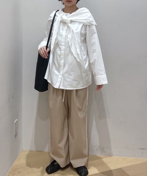 STYLEMIXER（スタイルミキサー） パンツ サイドラインストライプパンツ
