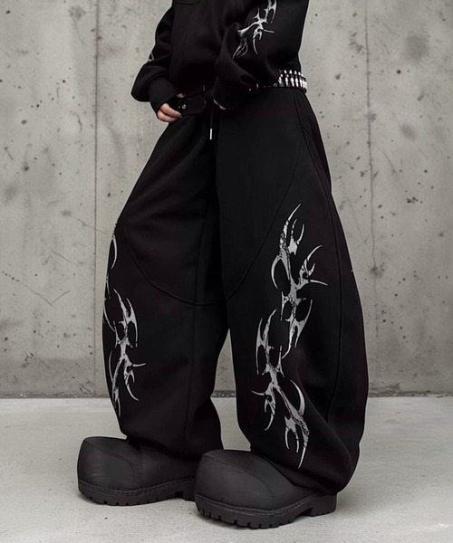 mushwear（マッシュウェア） ワイドパンツ スウェットパンツ ジャージ
