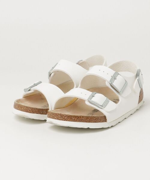 BRIKEN STOCK サンダル白 BIRKENSTOCK（ビルケンシュトック） フラットサンダル 35 ホワイト