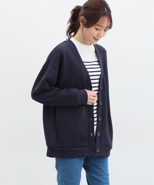 「Honeys」 カーディガン LL ブラック レディース_画像6