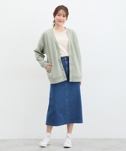 「Honeys」 カーディガン LL ブラック レディース_画像7